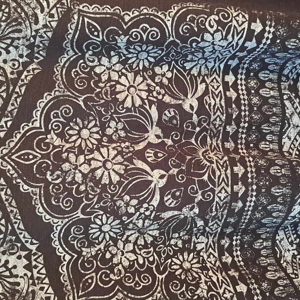 Style & Co. Black & White Graphic Short Sleeve Crew Neck Tee, Size 2X - Picture 4 of 7